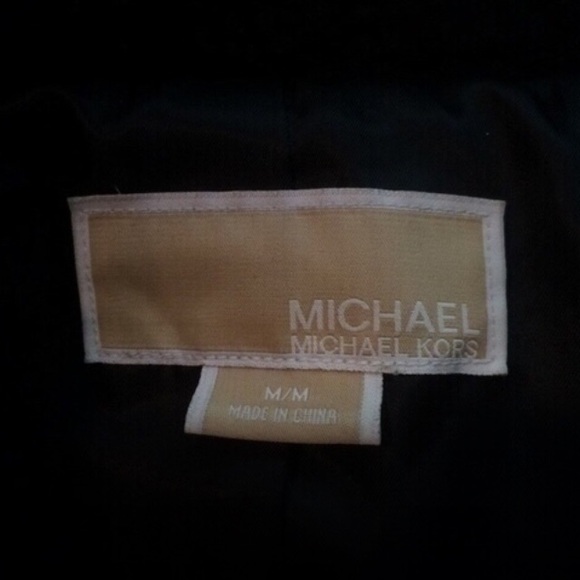 MK leather jacket with Sherpa collar szm - Picture 3 of 4